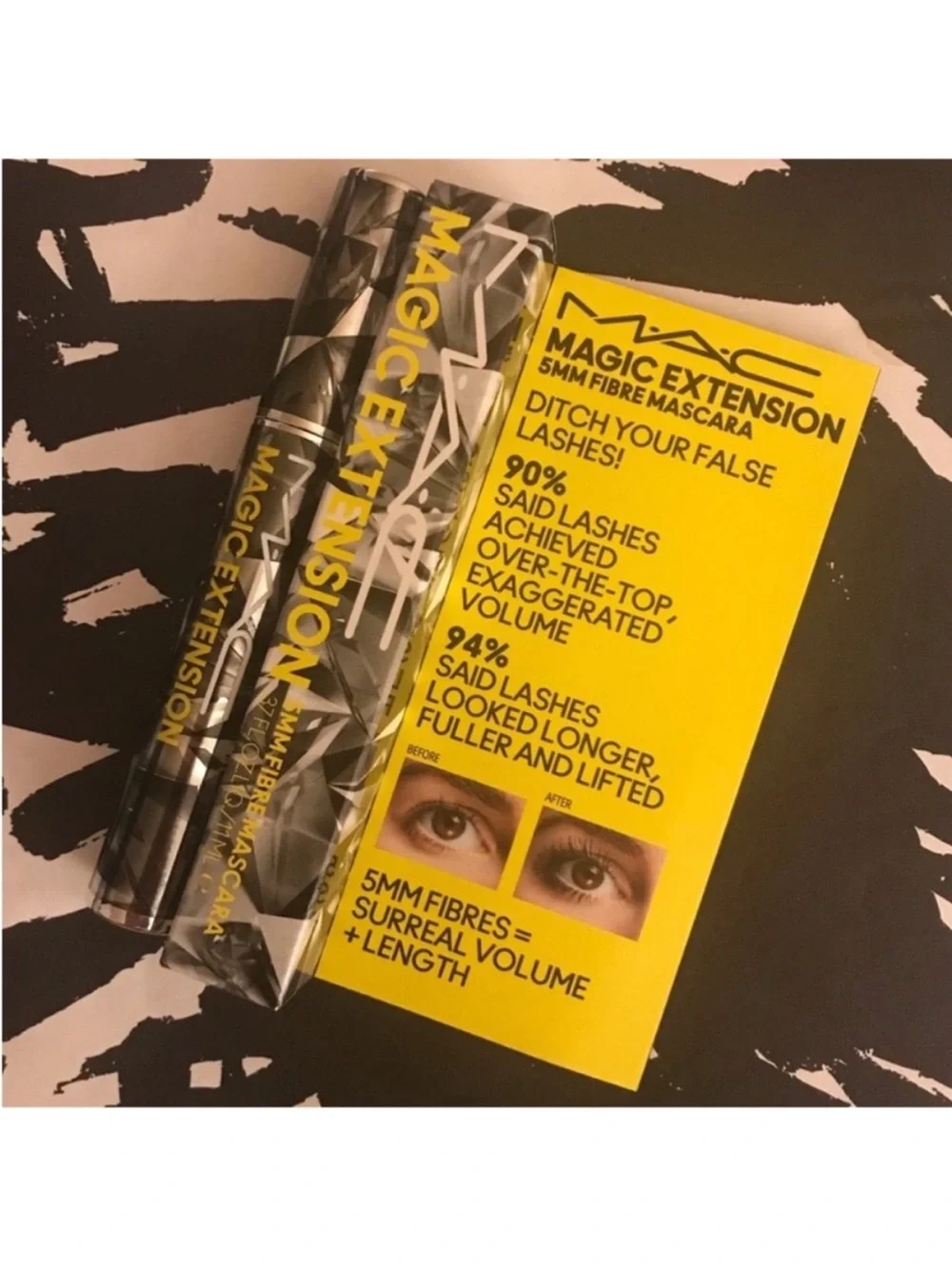 MAC Cosmetics Magic Extension 5mm Fibre Mascara in Extensive Black  11 ml